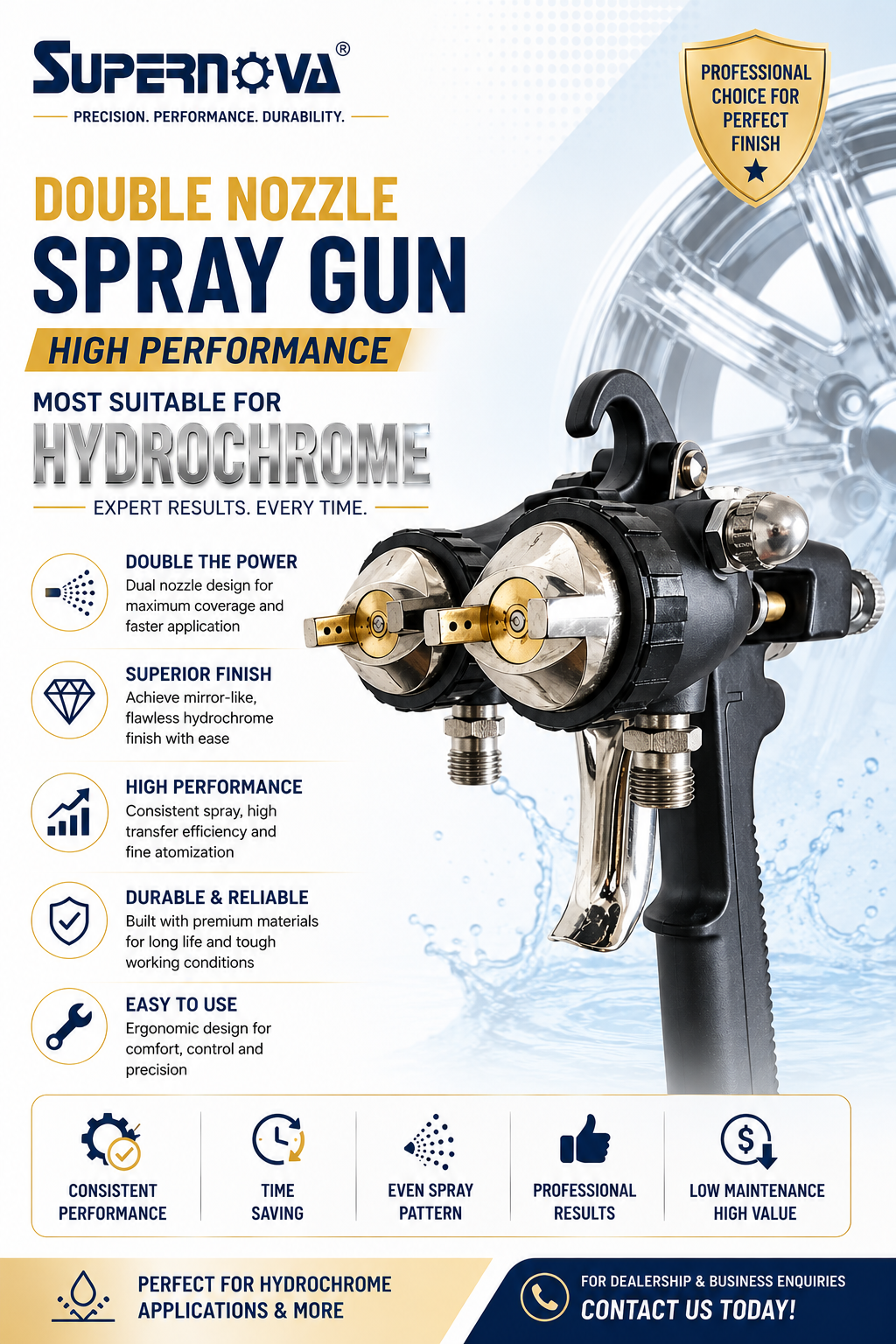 Supernova Double Nozzle Spray gun 